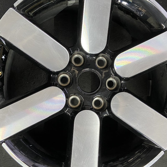 19" PROLOGUE 24-25 19x8.5 6 spoke machined face with black pockets Original OEM - Angle View