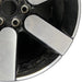 19" PROLOGUE 24-25 19x8.5 6 spoke machined face with black pockets Original OEM - Close-Up Detail