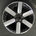 19" PROLOGUE 24-25 19x8.5 , machined face with black pockets Original OEM Wheel - Angle View