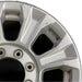 18" FORD F250SD PICKUP 20-22 18x8 aluminum 8 spoke silver Original OEM Wheel Rim - Side Profile