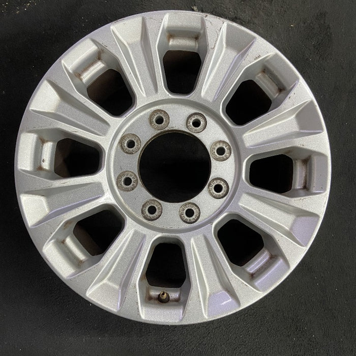 18" FORD F250SD PICKUP 20-22 18x8 aluminum 8 spoke silver Original OEM Wheel Rim - Additional View