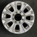 18" FORD F250SD PICKUP 20-22 18x8 aluminum 8 spoke silver Original OEM Wheel Rim - Additional View