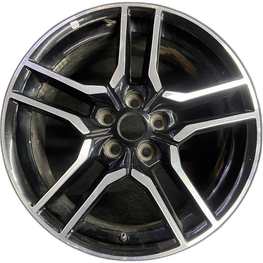 18" MUSTANG 18-23 18x8 , 10 spoke Original OEM Wheel Rim - Front View