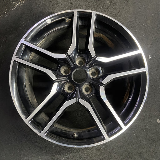18" MUSTANG 18-23 18x8 , 10 spoke Original OEM Wheel Rim - Angle View