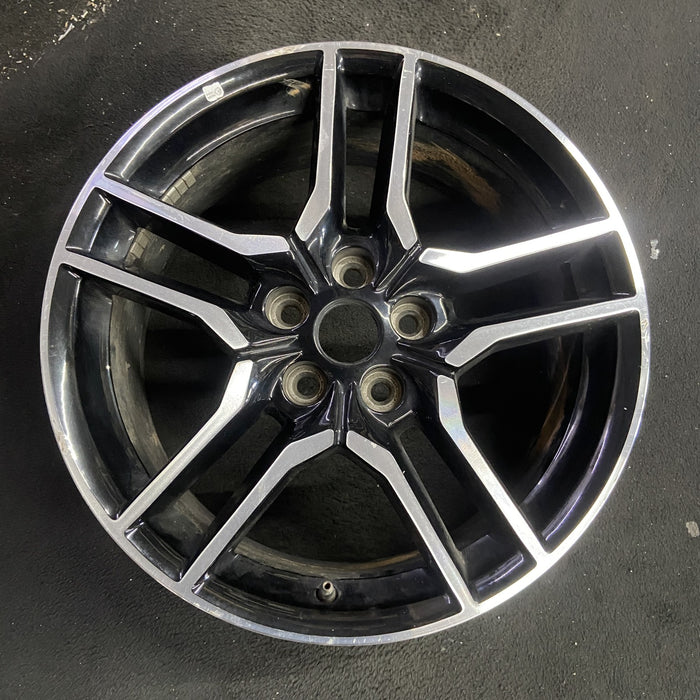 18" MUSTANG 18-23 18x8 , 10 spoke Original OEM Wheel Rim - Angle View