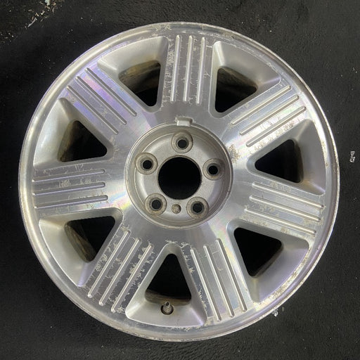 17" AVIATOR 03 17x7.5 aluminum 7 spoke machined Original OEM Wheel Rim - Front View