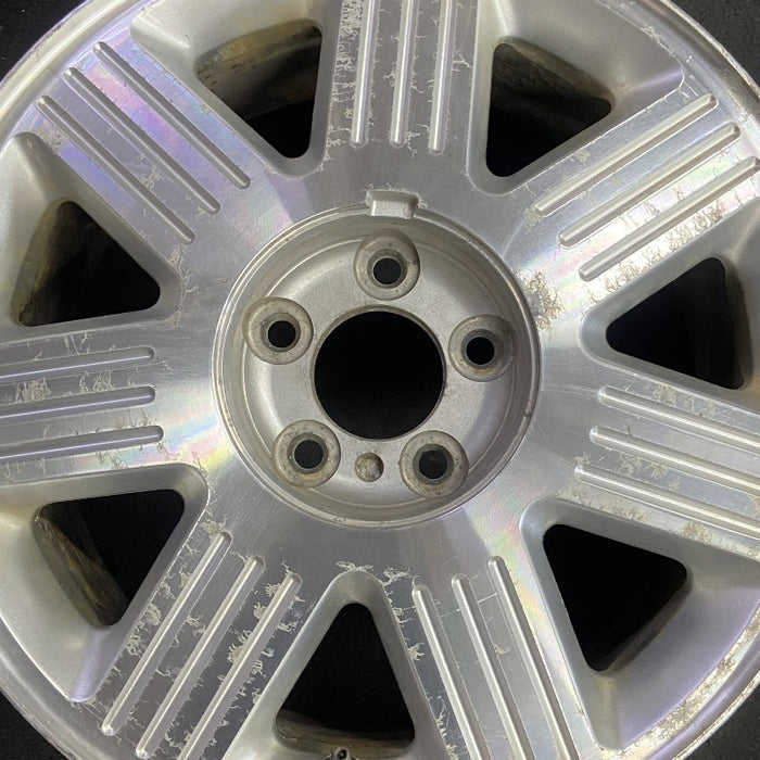 17" AVIATOR 03 17x7.5 aluminum 7 spoke machined Original OEM Wheel Rim - Angle View