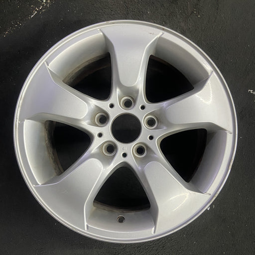 17" BMW X3 04-10 17x8 , 5 spoke, flared spoke Original OEM Wheel Rim - Angle View