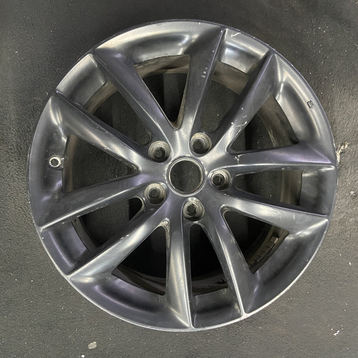 17" INFINITI G35 07 17x7.5 , 10 spoke Original OEM Wheel Rim - Angle View