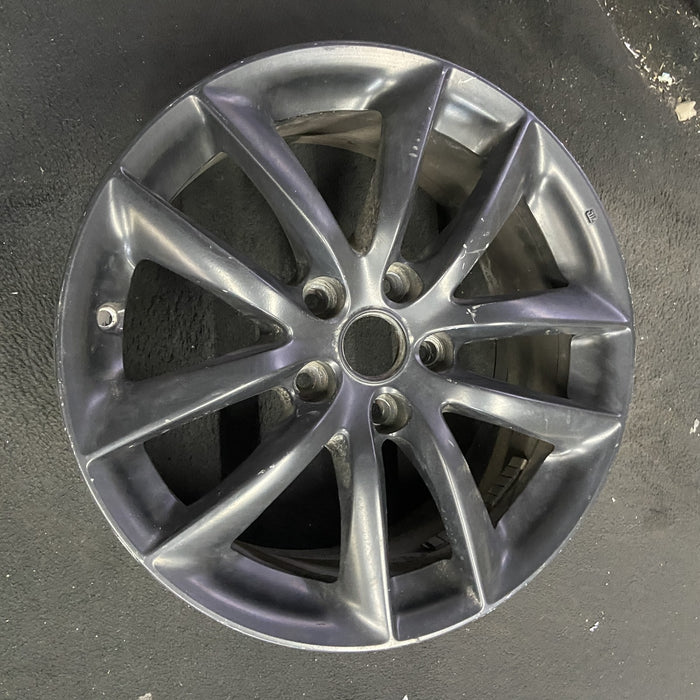 17" INFINITI G35 07 17x7.5 , 10 spoke Original OEM Wheel Rim - Side Profile