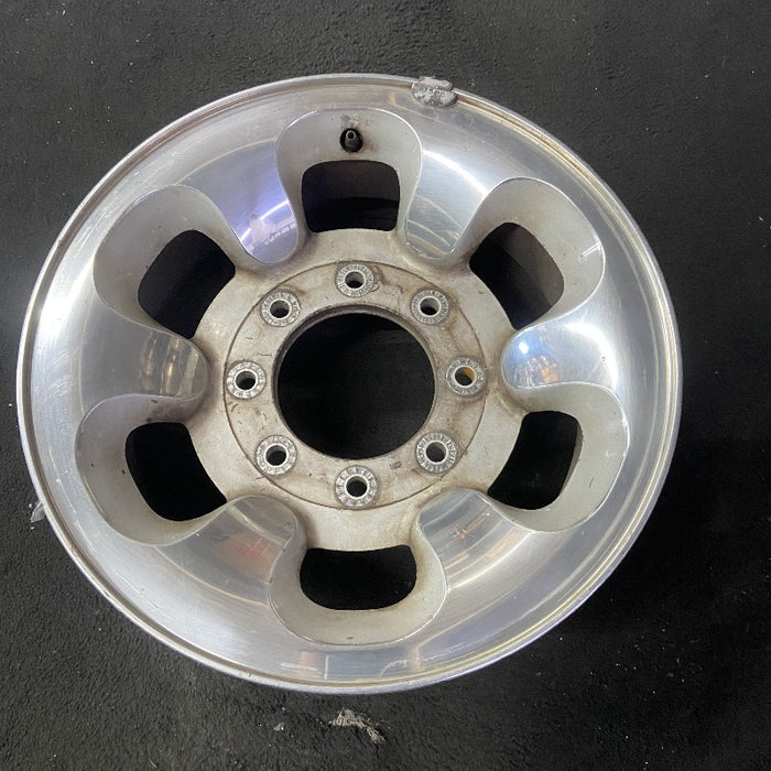 16" FORD F250SD PICKUP 99-00 16x7 SRW aluminum 6 D shaped holes Original OEM - View 8