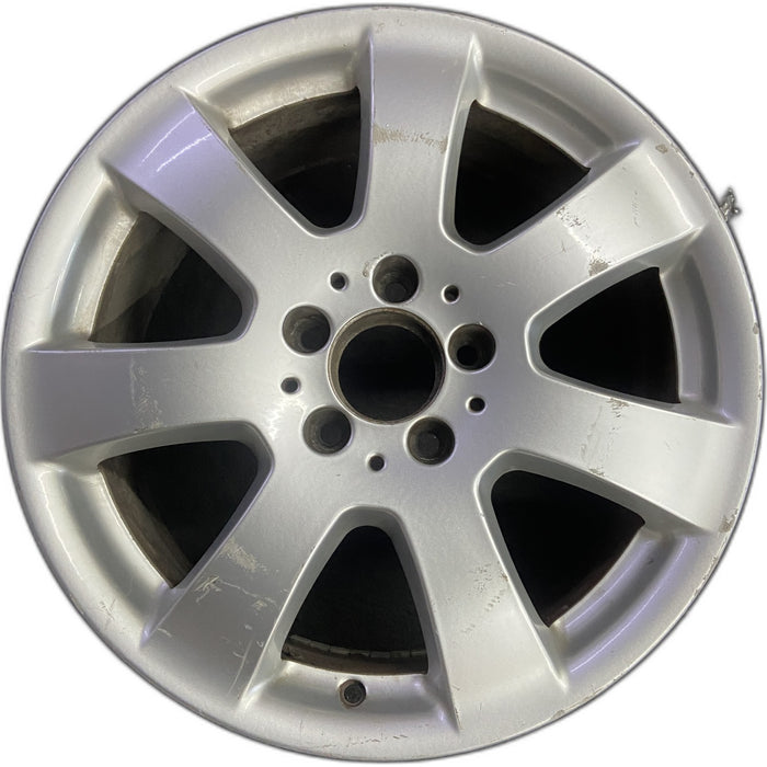 17" MERCEDES ML-CLASS 06-07 164 Type; ML350, 17x7.5 Original OEM Wheel Rim - Front View