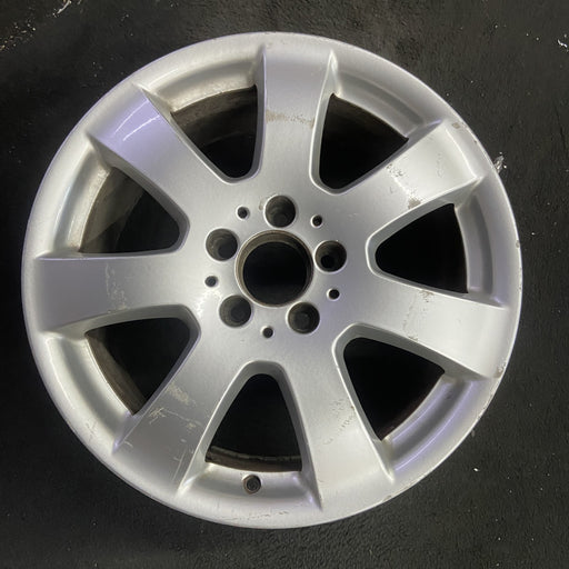 17" MERCEDES ML-CLASS 06-07 164 Type; ML350, 17x7.5 Original OEM Wheel Rim - Angle View