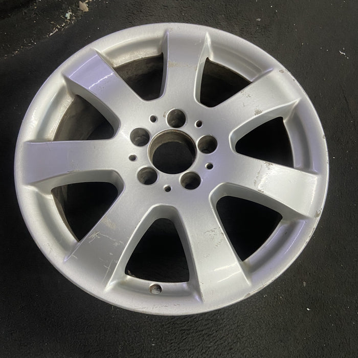 17" MERCEDES ML-CLASS 06-07 164 Type; ML350, 17x7.5 Original OEM Wheel Rim - Side Profile