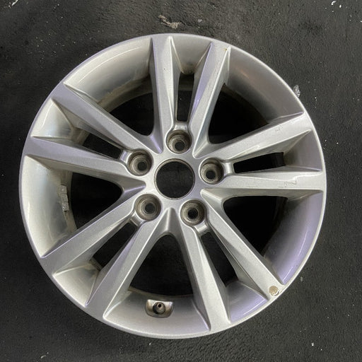 16" SONATA 15 16x6.5 alloy 10 spoke Original OEM Wheel Rim - Front View