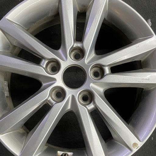 16" SONATA 15 16x6.5 alloy 10 spoke Original OEM Wheel Rim - Angle View