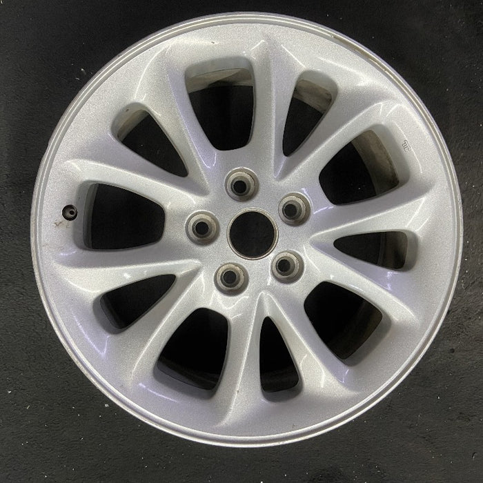 17" 300M 99-01 17x7 10 spoke silver Original OEM Wheel Rim - Front View