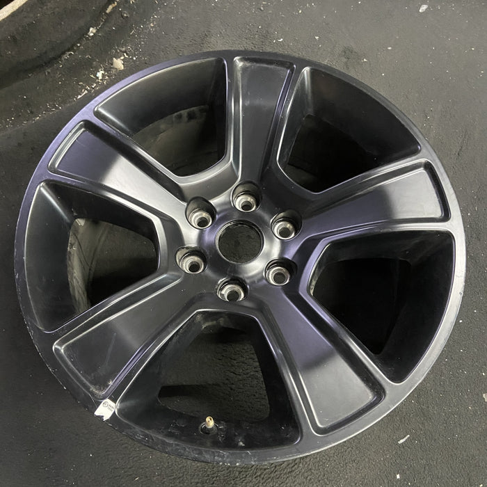 20" DODGE 1500 PICKUP 20-21 , 20x9, , 5 spoke, opt WRP Original OEM Wheel Rim - Side Profile