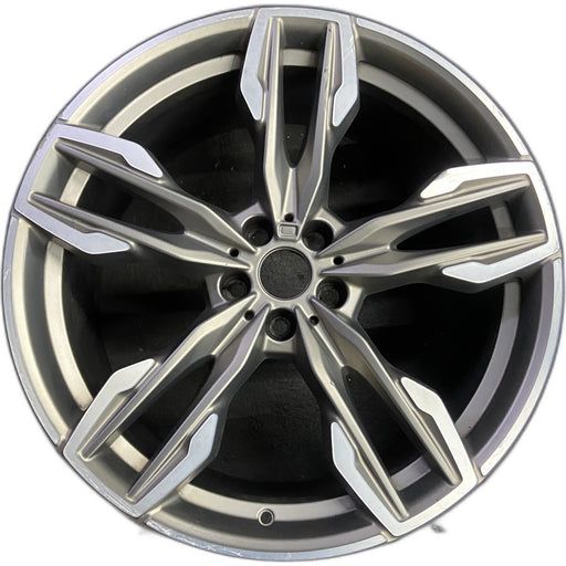 21" BMW X3 23 21x9.5 , 5 spoke Original OEM Wheel Rim - Front View