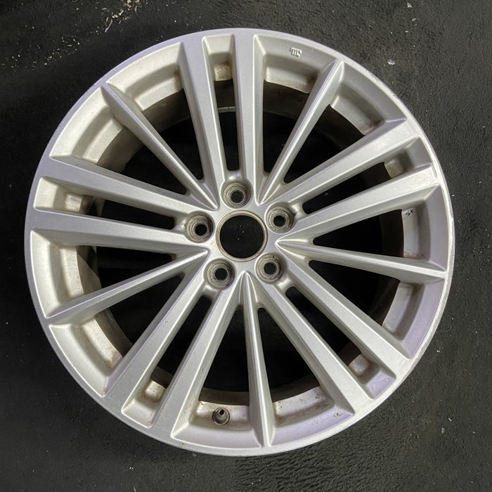 17" IMPREZA 12-14 17x7 , 15 spoke Original OEM Wheel Rim - Angle View