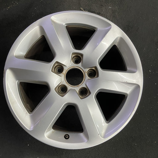 18" AUDI Q7 10-13 18x8 , 6 spoke Original OEM Wheel Rim - Angle View