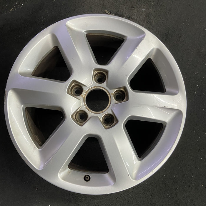 18" AUDI Q7 10-13 18x8 , 6 spoke Original OEM Wheel Rim - Angle View