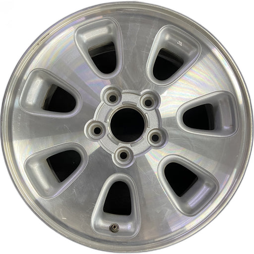 17" GRAND CHEROKEE 01 aluminum, 17x7.5, 7 spoke Original OEM Wheel Rim - Front View