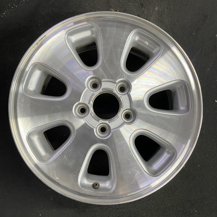 17" GRAND CHEROKEE 01 aluminum, 17x7.5, 7 spoke Original OEM Wheel Rim - Angle View