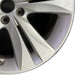 18" GENESIS 09-12 Cpe 18x7.5 10 spoke frt Original OEM Wheel Rim - Close-Up Detail