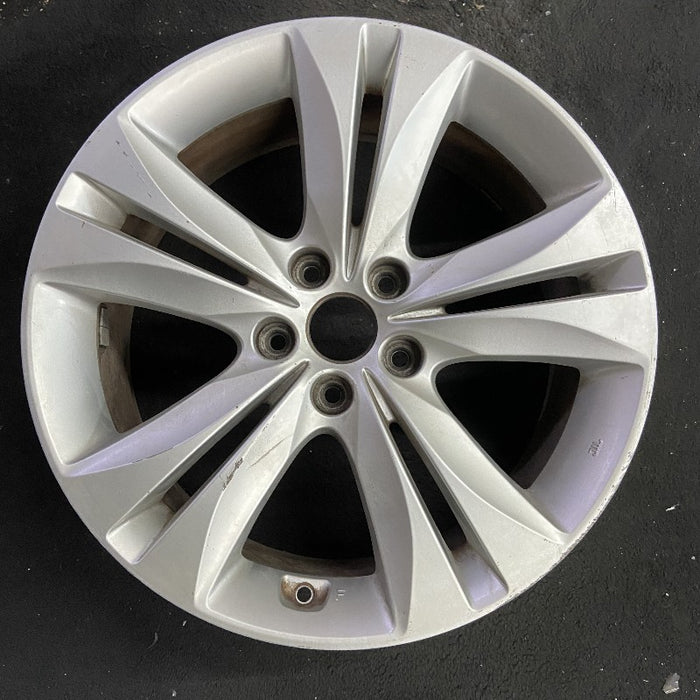 18" GENESIS 09-12 Cpe 18x7.5 10 spoke frt Original OEM Wheel Rim - Additional View
