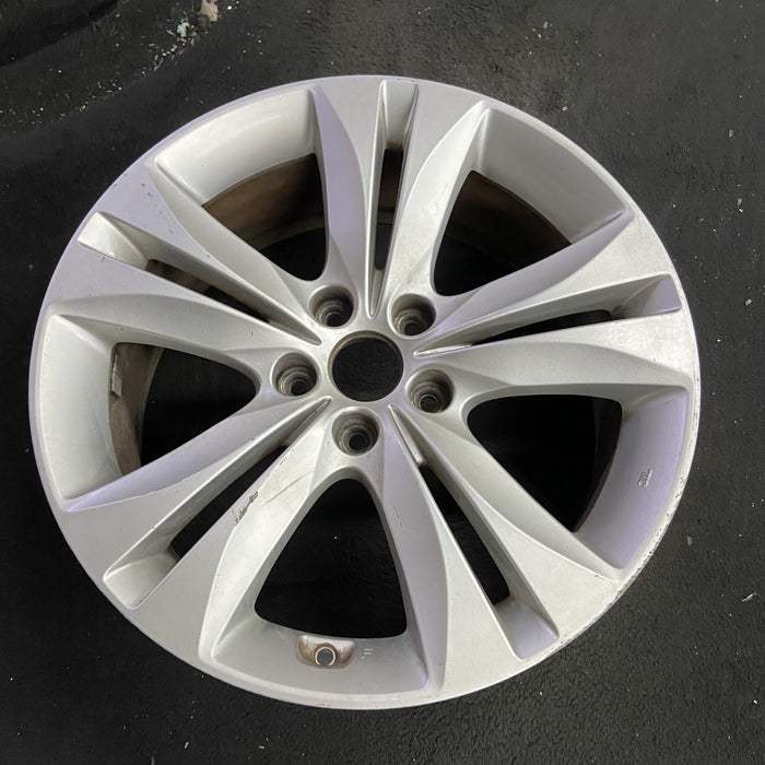18" GENESIS 09-12 Cpe, 18x7.5 , w/o Original OEM Wheel Rim - Side Profile
