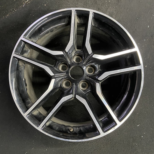 18" MUSTANG 18-23 18x8 , 10 spoke Original OEM Wheel Rim - Angle View