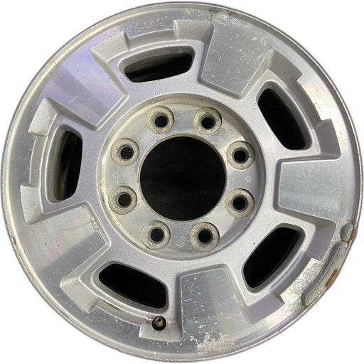 17" SIERRA 2500 PICKUP 11-13 17x7.5, aluminum Original OEM Wheel Rim - Front View
