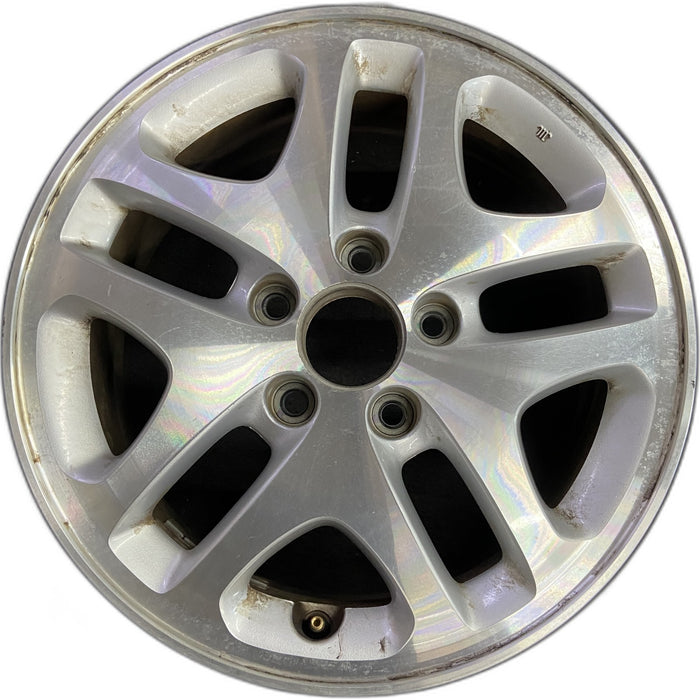 16" ACCORD 01-02 6 cylinder , 16x6.5, 10 spoke Original OEM Wheel Rim - Front View
