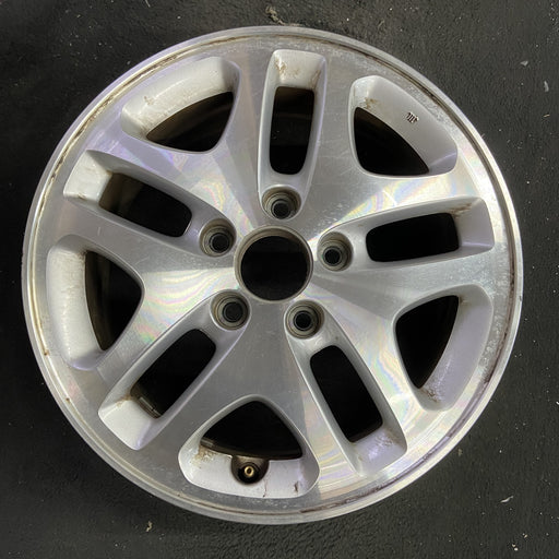 16" ACCORD 01-02 6 cylinder , 16x6.5, 10 spoke Original OEM Wheel Rim - Angle View