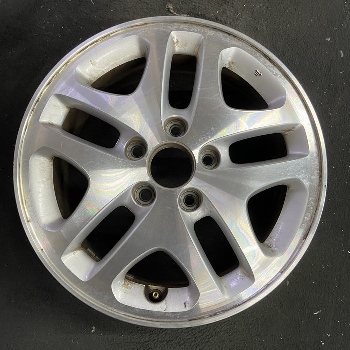 16" ACCORD 01-02 6 cylinder , 16x6.5, 10 spoke Original OEM Wheel Rim - Angle View