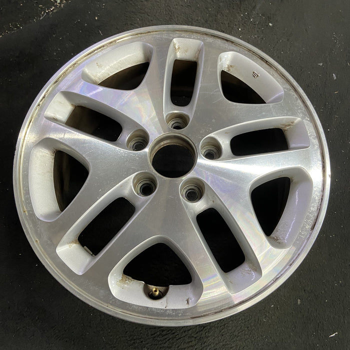16" ACCORD 01-02 6 cylinder , 16x6.5, 10 spoke Original OEM Wheel Rim - Side Profile