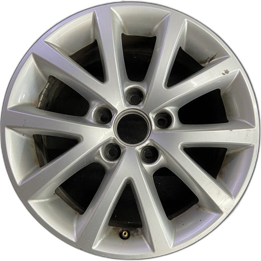16" JETTA 10 VIN J , , 16x6.5, alloy, 10 spoke, Sedona Original OEM Wheel Rim - Front View