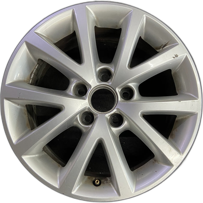 16" JETTA 10 VIN J , , 16x6.5, alloy, 10 spoke, Sedona Original OEM Wheel Rim - Front View