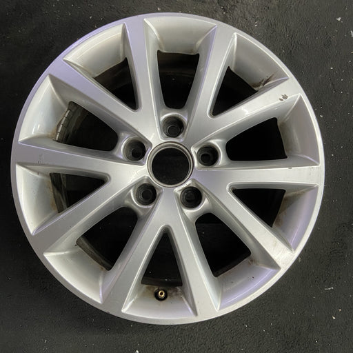 16" JETTA 10 VIN J , , 16x6.5, alloy, 10 spoke, Sedona Original OEM Wheel Rim - Angle View