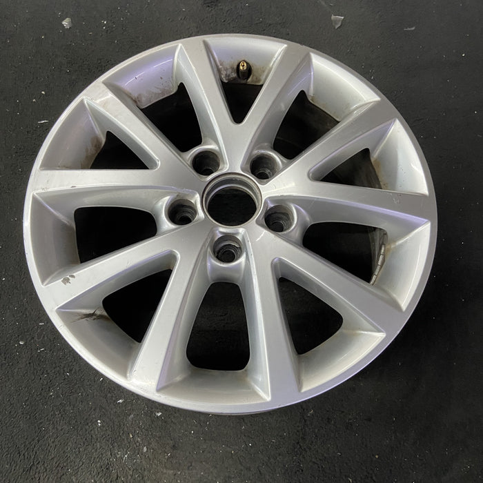 16" JETTA 10 VIN J , , 16x6.5, alloy, 10 spoke, Sedona Original OEM Wheel Rim - Close-Up Detail