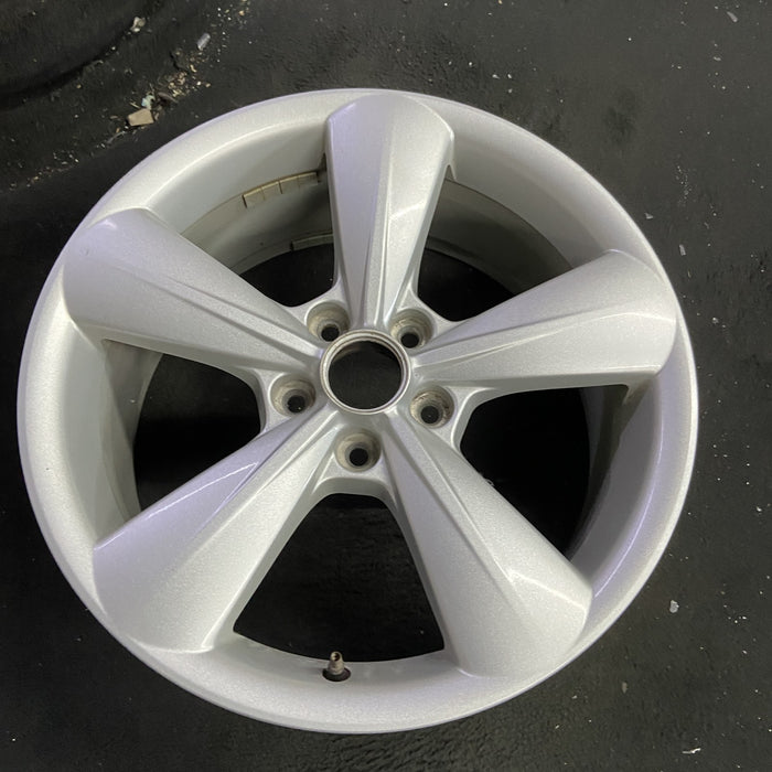 18" MUSTANG 13-14 18x8 , 5 spoke Original OEM Wheel Rim - Side Profile