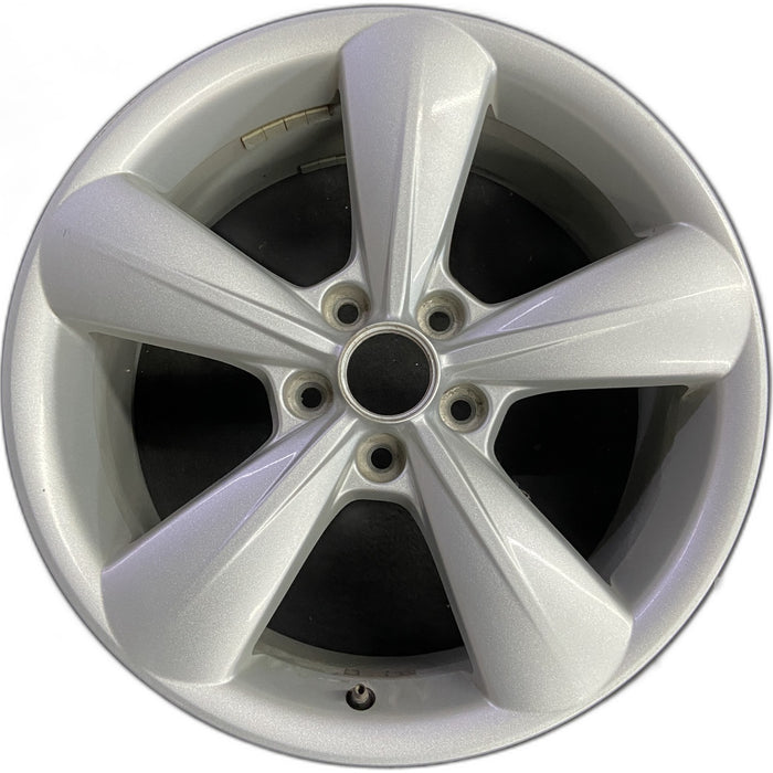 18" MUSTANG 13-14 18x8 , 5 spoke Original OEM Wheel Rim - Front View