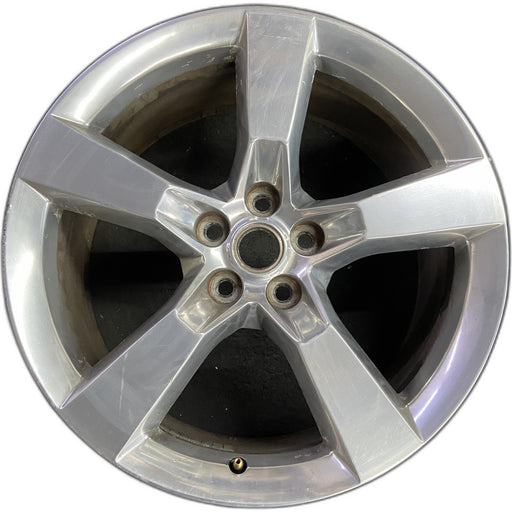 20" CAMARO 10-11 20x9 , , polished Original OEM Wheel Rim - Front View