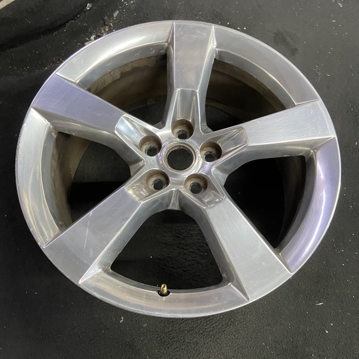 20" CAMARO 10-11 20x9 , , polished Original OEM Wheel Rim - Side Profile