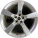 20" CAMARO 10-11 20x9 rear 5 spoke polished opt Q9J Original OEM Wheel Rim - Front View