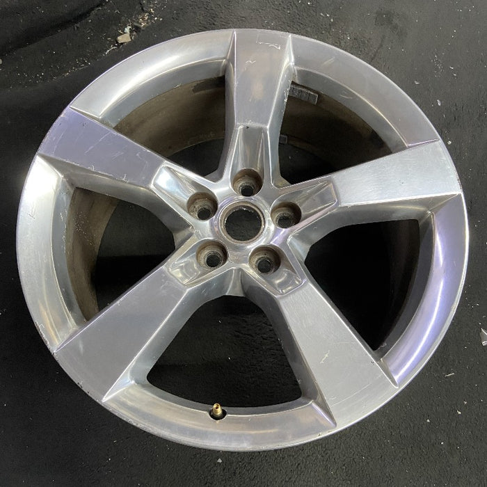 20" CAMARO 10-11 20x9 rear 5 spoke polished opt Q9J Original OEM Wheel Rim - View 7