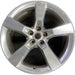 20" CAMARO 10-11 20x8 frt 5 spoke polished opt Q9J Original OEM Wheel Rim - Front View