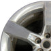20" CAMARO 10-11 20x8 frt 5 spoke polished opt Q9J Original OEM Wheel Rim - Angle View