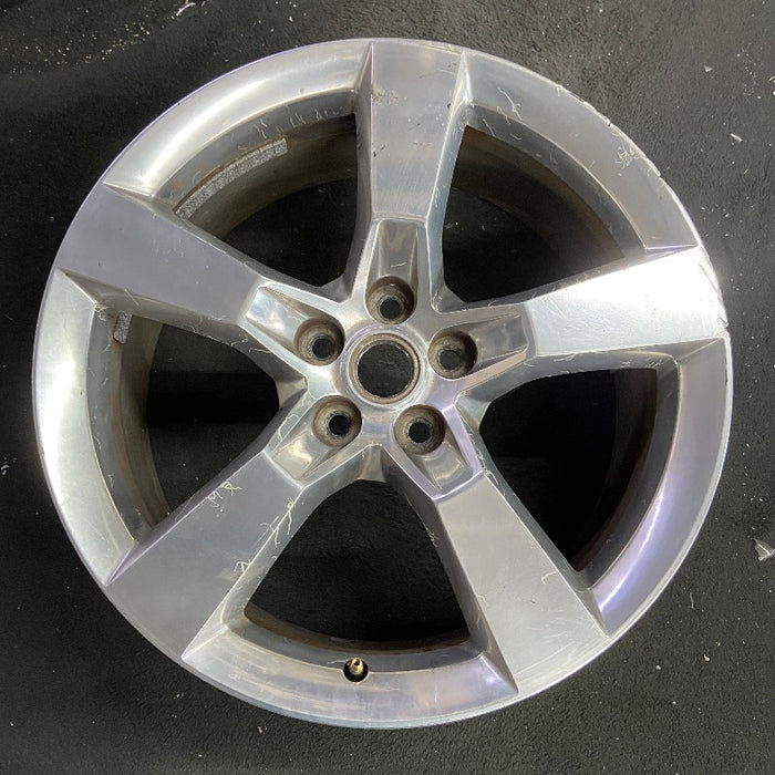 20" CAMARO 10-11 20x8 frt 5 spoke polished opt Q9J Original OEM Wheel Rim - Additional View